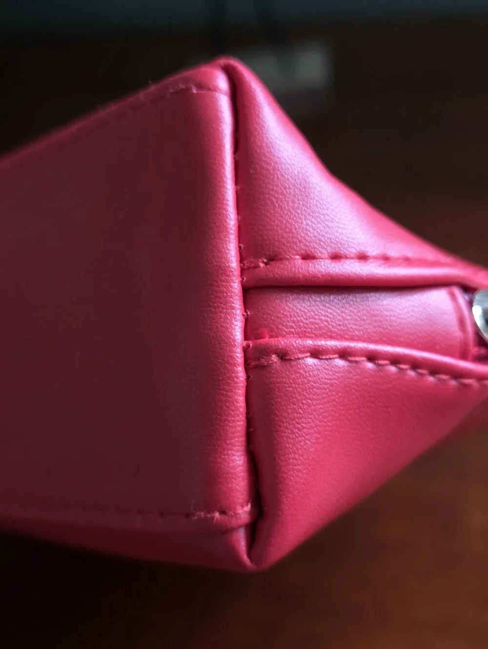 Ferragamo Parfums Cherry Red Cosmetic Makeup Bag Travel Case Pouch